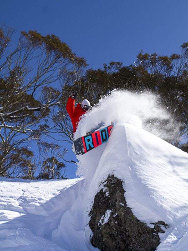 Perisher snowboarding action photography