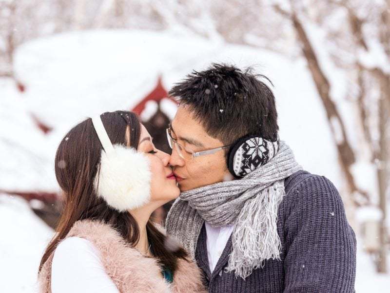 Niseko Photography engagement shoot - Simon and Anna