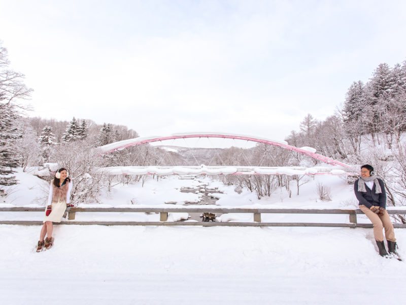 Niseko Photography engagement shoot - Simon and Anna